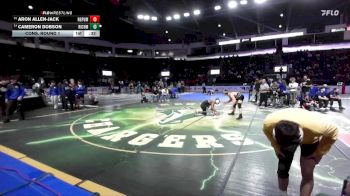 150 lbs Cons. Round 1 - Aron Allen-Jack, Rogers (Puyallup) vs Cameron Dobson, Richland