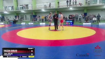 57kg Round 1 - Payton Shields, Lethbridge Amateur WA vs Ava Stajic, Windsor WC