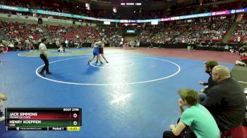 D2-285 lbs Cons. Semi - Jack Simmons, Prairie Du Chien vs Henry Koeppen, Lodi