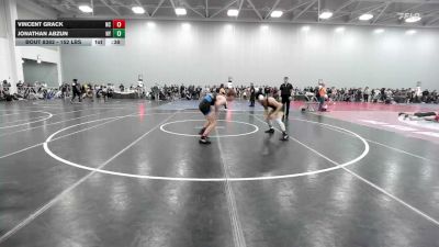 152 lbs Consi Of 64 #2 - Vincent Grack, NC vs Jonathan Abzun, NY