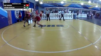 150 lbs Round 1 (8 Team) - Logan Duncan, Pasco Wolfpack vs Ray Moody, Greasers