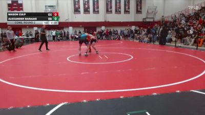 149 lbs Cons. Round 2 - Alexander Barajas, Unattached vs Mason Culp, Clackamas Community College