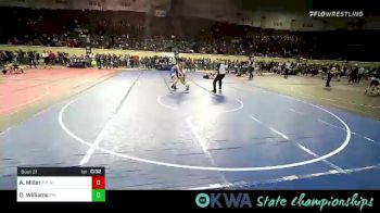 115 lbs Consi Of 8 #2 - Abbey Miller, R.A.W. vs De'Niah Williams, Pin-King All Stars