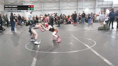 88 lbs Round 3 (4 Team) - Treyton Embry, Firebird Elite vs Bentley Gatica, Meridian Maniacs