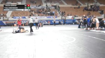 167-D1 Semifinal - Chloe Gatrost, Centennial High School vs Ella Westbrook, Higley High School