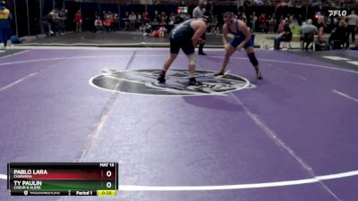 190 lbs Cons. Round 2 - Ty Paulin, Coeur D Alene vs Pablo Lara, Chiawana