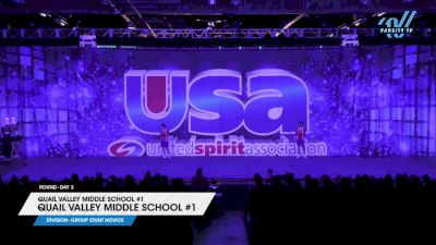 Quail Valley Middle School #1 - Quail Valley Middle School #1 [2025 Group Stunt Novice Day 3] 2025 USA Spirit Natl's/Collegiate Champs/Jr. Natl's