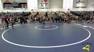 75 lbs Champ. Round 2 - Marc Bowen, WRCL Wrestling Club vs Sebastian Andidero, Deep Roots Wrestling Club