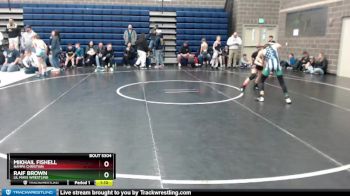 90 lbs Champ. Round 1 - Mikhail Fishell, Nampa Christian vs Raif Brown, Lil Mavs Wrestling