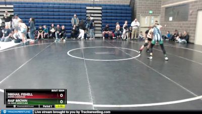 90 lbs Champ. Round 1 - Mikhail Fishell, Nampa Christian vs Raif Brown, Lil Mavs Wrestling