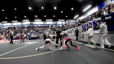 67 lbs Quarterfinal - Heston Klinglesmith, Perry Wrestling Academy vs Eli Metcalf, Choctaw Ironman Youth Wrestling