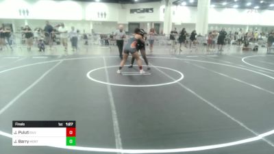 165 lbs Final - Jordan Puluti, Silverback WC vs Jamilah Barry, Montclair Wrestling