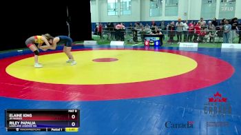 49kg 3rd Place Match - Elaine King, Jr Huskies vs Riley Papalia, Lakeland Legends WA