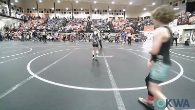 64 lbs Quarterfinal - Tristan Wilson (Monk), Fort Gibson Youth Wrestling vs Connor Suskey, Team Tulsa Wrestling Club