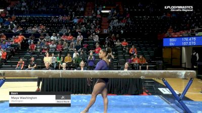 Maya Washington - Beam, Washington - 2019 NCAA Gymnastics Regional Championships - Oregon State