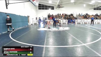 175 lbs Champ. Round 2 - Karold Soto, Selma vs Efosa Osayande, Peninsula