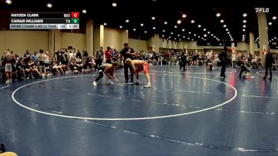 157 lbs Round 2 Champ & Wb (32 Team) - Hayden Clark, North DeSoto Blue vs Cainan Williams, Team TN