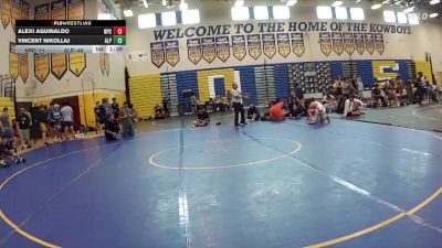 106 lbs Round 3 (8 Team) - Vincent Nikollaj, Alpha WC vs Alexi Aguinaldo, Naperville Central