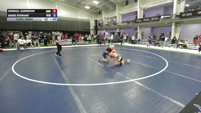 125.2-130.8 lbs Champ. Round 2 - Kendall Guerrero, All American Wrestling Club vs Gaige Stewart, Utah