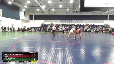 285 lbs Quarterfinal - Joaquin Rodriguez, Ripon vs Colin Chan, El Dorado