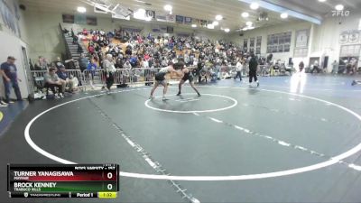 157 lbs Quarterfinal - Turner Yanagisawa, Mayfair vs Brock Kenney, Trabuco Hills