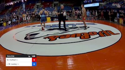 157 lbs Rnd Of 64 - William Fullhart, IA vs Miles Lesley, GA