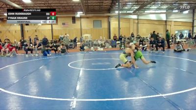 165 lbs Semifinal - Tynan Krause, Providence (Mont.) vs John Rudebaugh, Eastern Oregon University