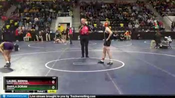 125 lbs Champ. Round 1 - Shayla Doran, Spencer vs Laurel Bierma, Valley, West Des Moines