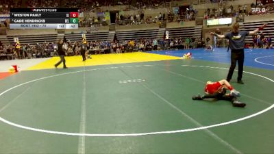 70 lbs 1st Place Match - Cade Hendricks, Delano vs Weston Pauly, St. James