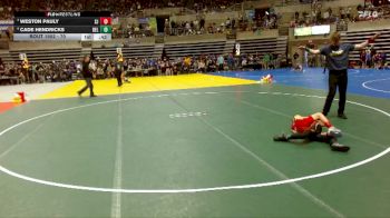 70 lbs 1st Place Match - Cade Hendricks, Delano vs Weston Pauly, St. James
