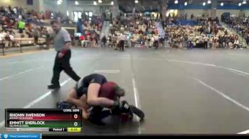 120 lbs Cons. Semi - Emmitt Sherlock, Gilman School vs Rhonin Swenson, Bishop McNamara