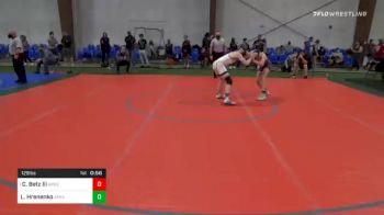 128 lbs 5th Place - CARL J Betz Iii, Apex vs Logan Hrenenko, Apex