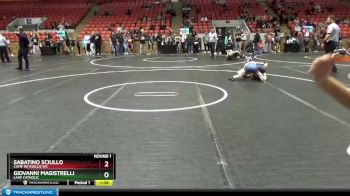 96 lbs Round 1 - Giovanni Magistrelli, Lake Catholic vs Sabatino Sciullo, Camp Reynolds WC