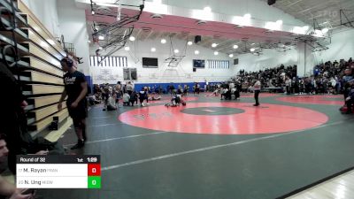 145 lbs Round Of 32 - Mohammad Rayan, Franklin D. Roosevelt vs Norodom Ung, Midwood