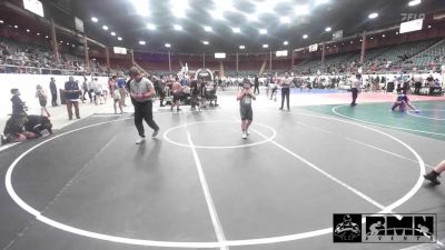 120 lbs Rr Rnd 1 - Louie Chavez-Sullivan, Bulldogs Jr Wrestling vs Andre Baca, New Mexico Punishers