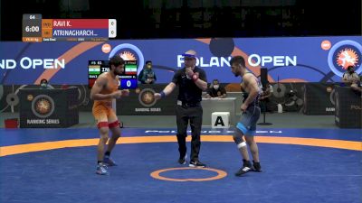 61 kg Semifinal - Ravi Kumar, IND vs Reza Atri, IRI