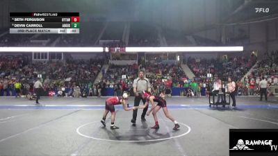 80 lbs Champ. Round 1 - Blythe Koslowsky, Bulldog vs Lilyth McConnell, Russell Wrestling Club
