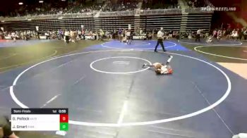 50 lbs Semifinal - Dracen Pollock, Natron Colts vs Jordy Smart, Ravage