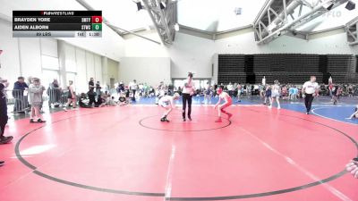 89 lbs Rr Rnd 2 - Brayden Yore, Smitty's Barn ES vs Aiden Alborn, Shore Thing Sharks