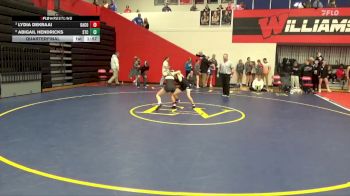 105 lbs Quarterfinal - Lydia DeKraai, Davis County vs Abigail Hendricks, South Tama