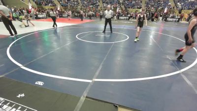 75 lbs Round Of 32 - Jackson Troutman, Canon City vs Cason Mattive, Sargent Farmers MS