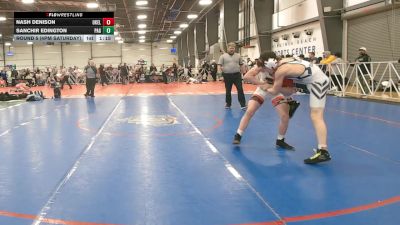 130 lbs Round 5 (4pm Saturday) - Nash Denison, Oklahoma Elite vs Sanchir Edington, PA Gold