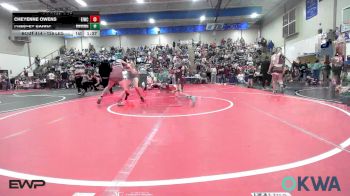 126 lbs Rr Rnd 1 - Cheyenne Owens, Eufaula Ironheads Wrestling Club vs Presley Sarra, Skiatook Youth Wrestling