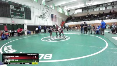 106 lbs Cons. Round 3 - Kevin Martinez, Western vs Kevin Herman, Big Bear