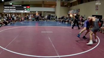 165 lbs Round 3 (6 Team) - Brodie Melzoni, Team Shutt Weston vs Trevor Sexton, Crossroads Wrestling