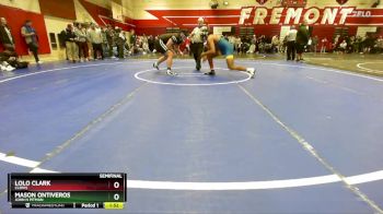 190 lbs Semifinal - Mason Ontiveros, John H Pitman vs Lolo Clark, Clovis