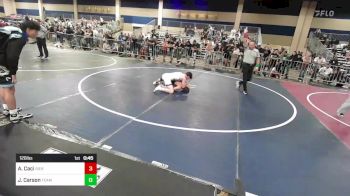 126 lbs Consi Of 64 #2 - Alfred Caci, Sierra Vista HS vs Jackson Carson, Team So-Cal WC