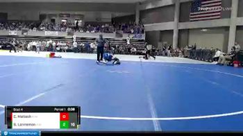 60 lbs Quarterfinals (8 Team) - Caleb Matiash, PEM (Plainview/Elgin/Millville) vs Braxton Lonneman, Adrian