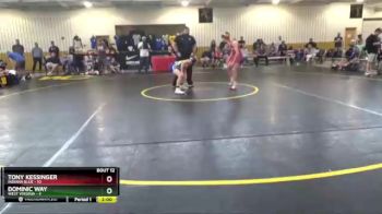 102 lbs Round 3 (8 Team) - Tony Kessinger, Indiana Blue vs Dominic Way, West Virginia