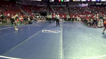 3A-138 lbs Cons. Round 2 - Kash Kiner, Valley, West Des Moines vs Jameson Jordan, Des Moines Roosevelt